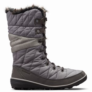 Columbia Heavenly™ Omni-Heat™ Lace Up Stövlar Dam Grå (ZKDTI6732)